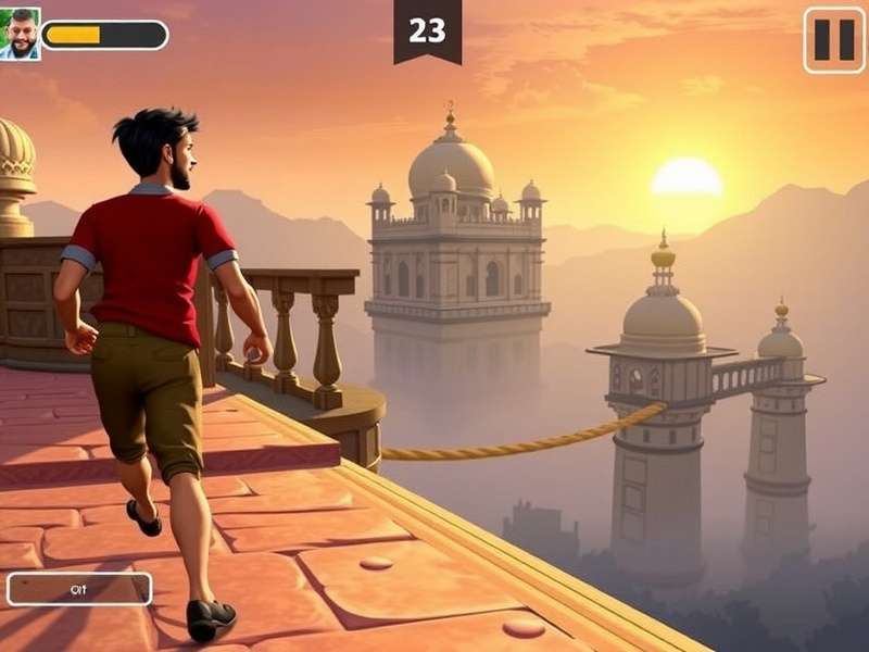 Amritsar Temple Run gameplay screenshot